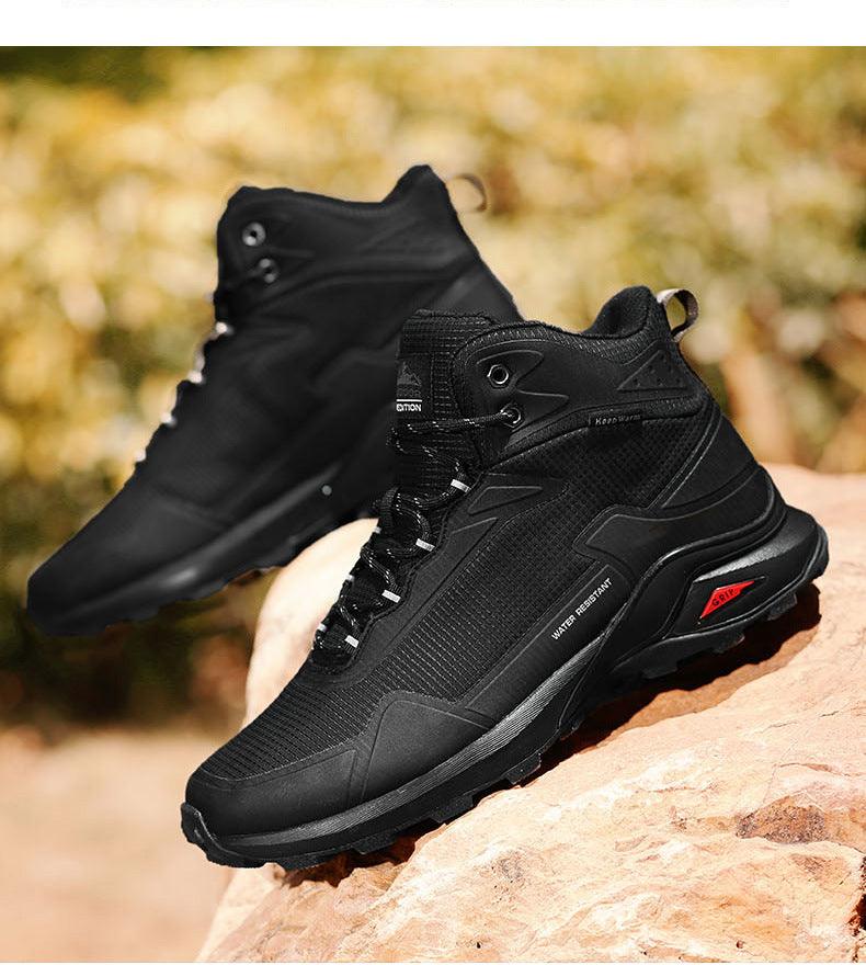 Men's Camouflage Waterproof Hiking Boots with Air Circulation