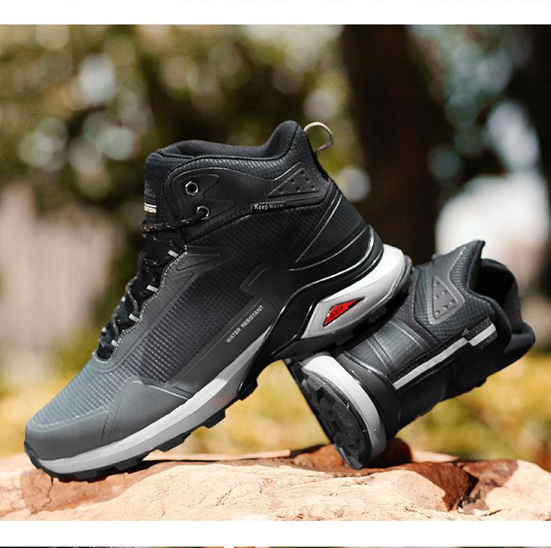 Men's Camouflage Waterproof Hiking Boots with Air Circulation