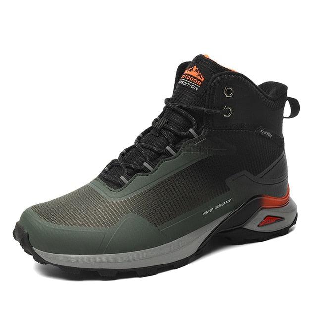 Men's Camouflage Waterproof Hiking Boots with Air Circulation