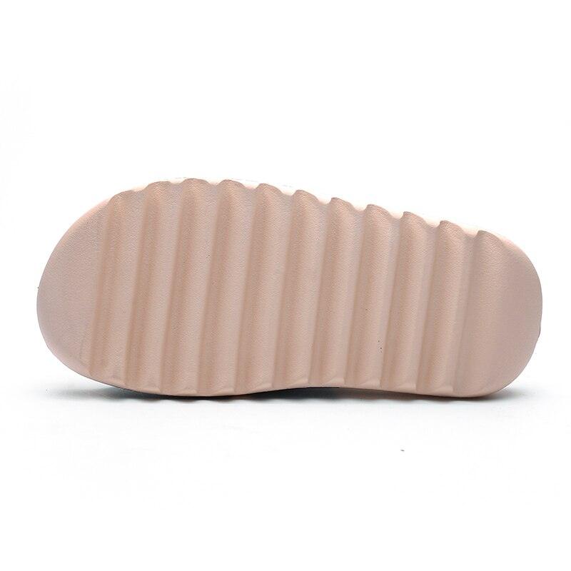 Cloud Cushion Platform Slides: Minimalist Non-Slip Beach Sandals