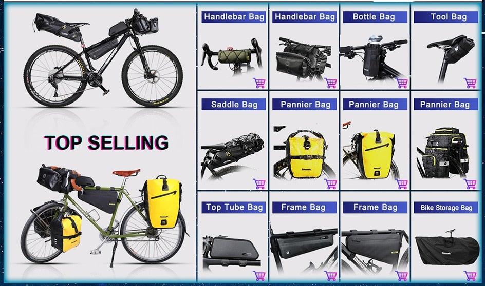 Multifunctional Waterproof Bicycle Handlebar & Shoulder Bag