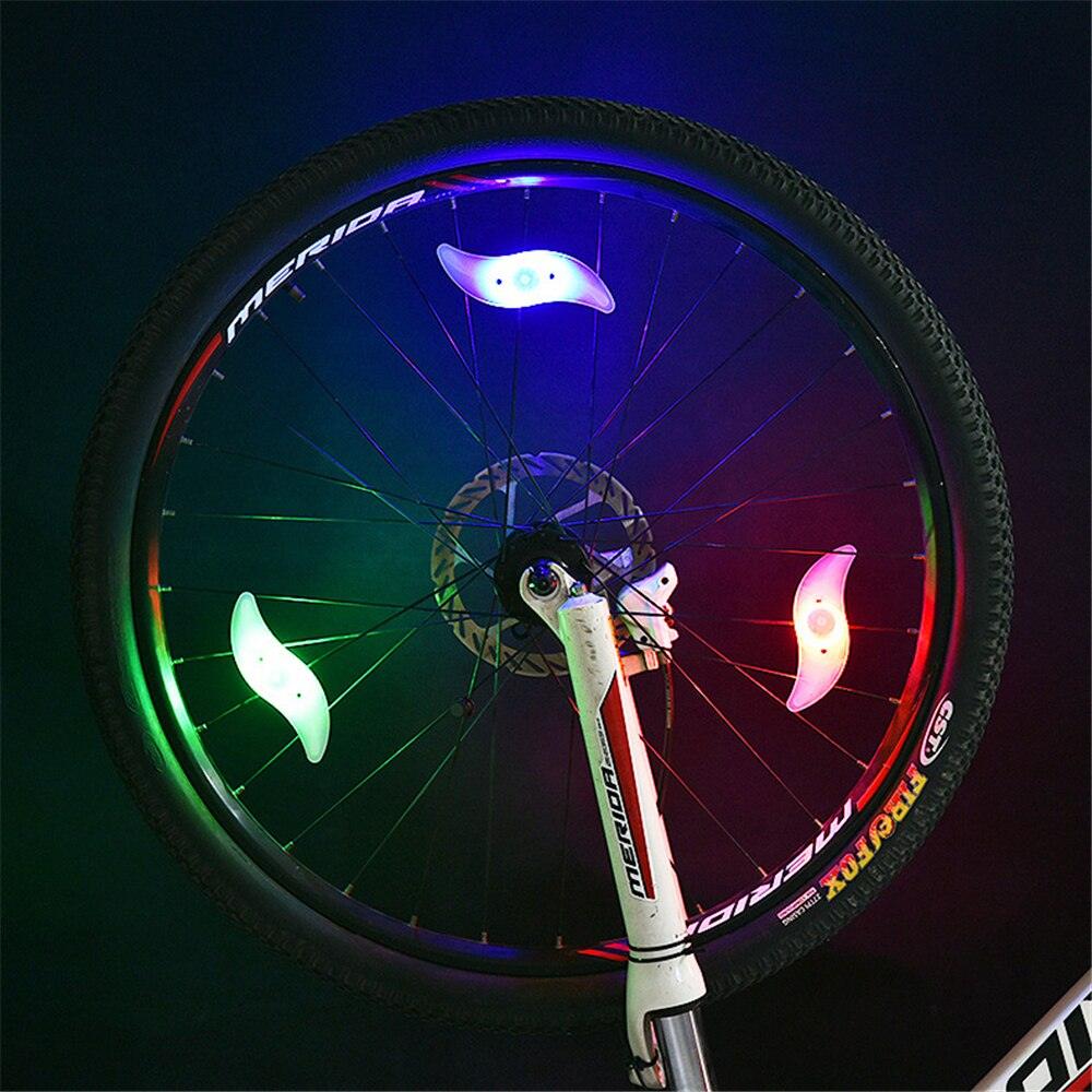 LED Bike Wheel Spoke Lights - Waterproof Night Safety Warning Lamp