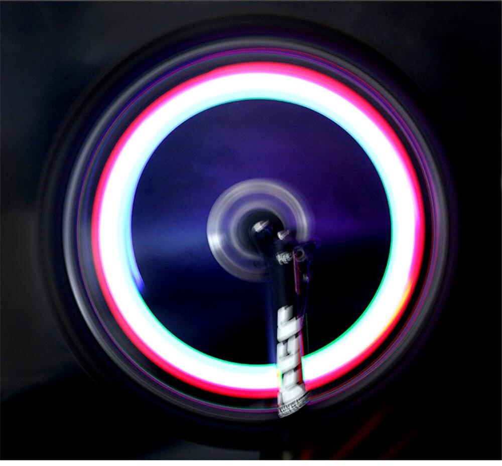 LED Bike Wheel Spoke Lights - Waterproof Night Safety Warning Lamp