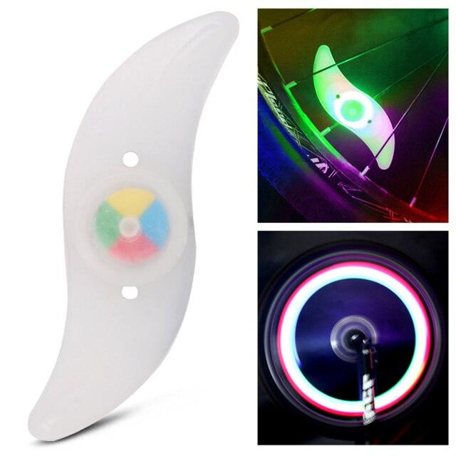 LED Bike Wheel Spoke Lights - Waterproof Night Safety Warning Lamp