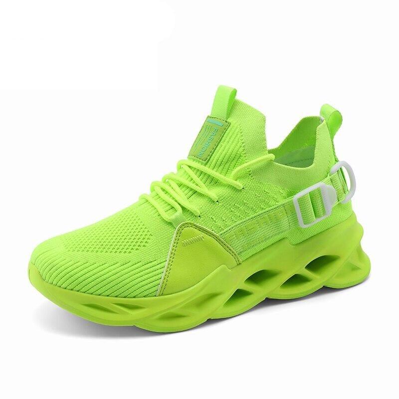 Men's Lightweight Breathable Knit Sport Sneakers Casual Trainers