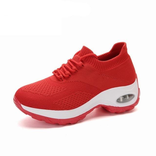 Women's Chunky Platform Sock Sneakers Breathable Mesh Walking Shoes