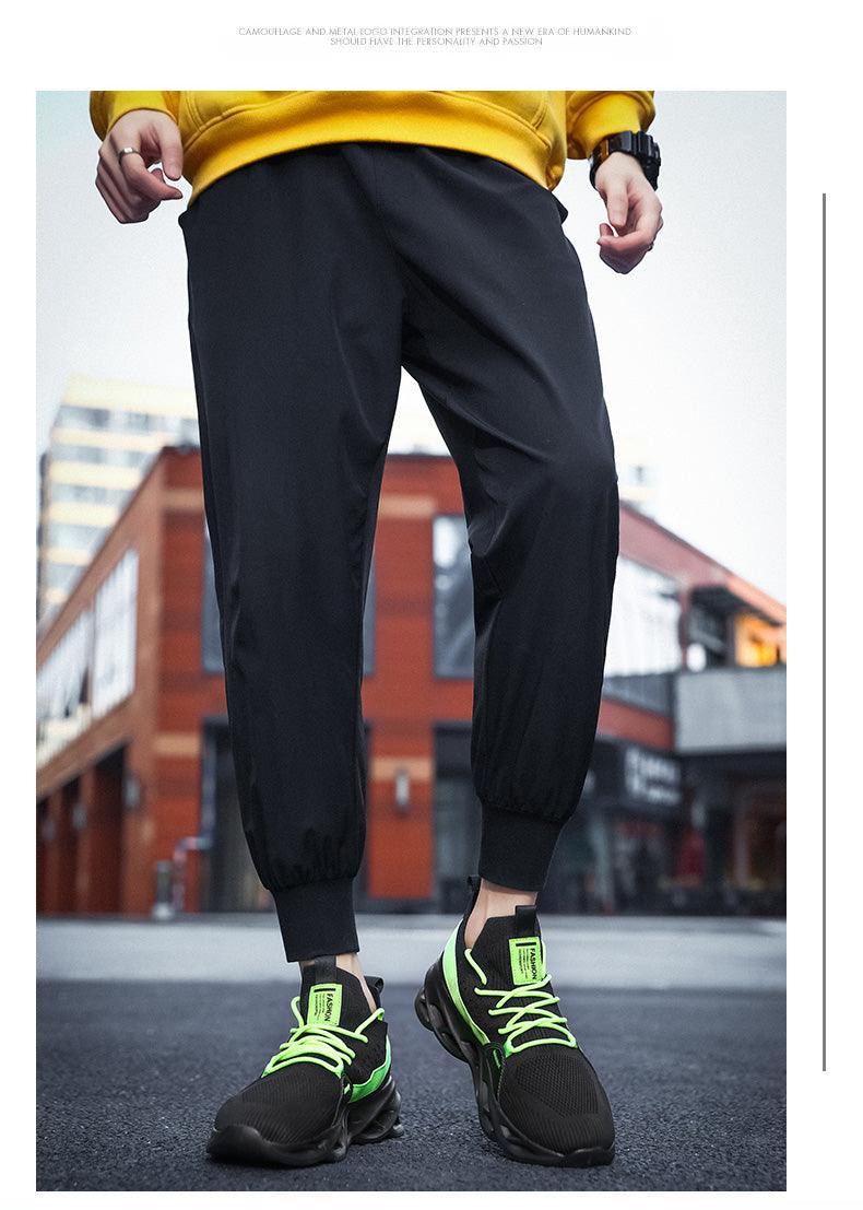 Men's Lightweight Breathable Knit Sport Sneakers Casual Trainers