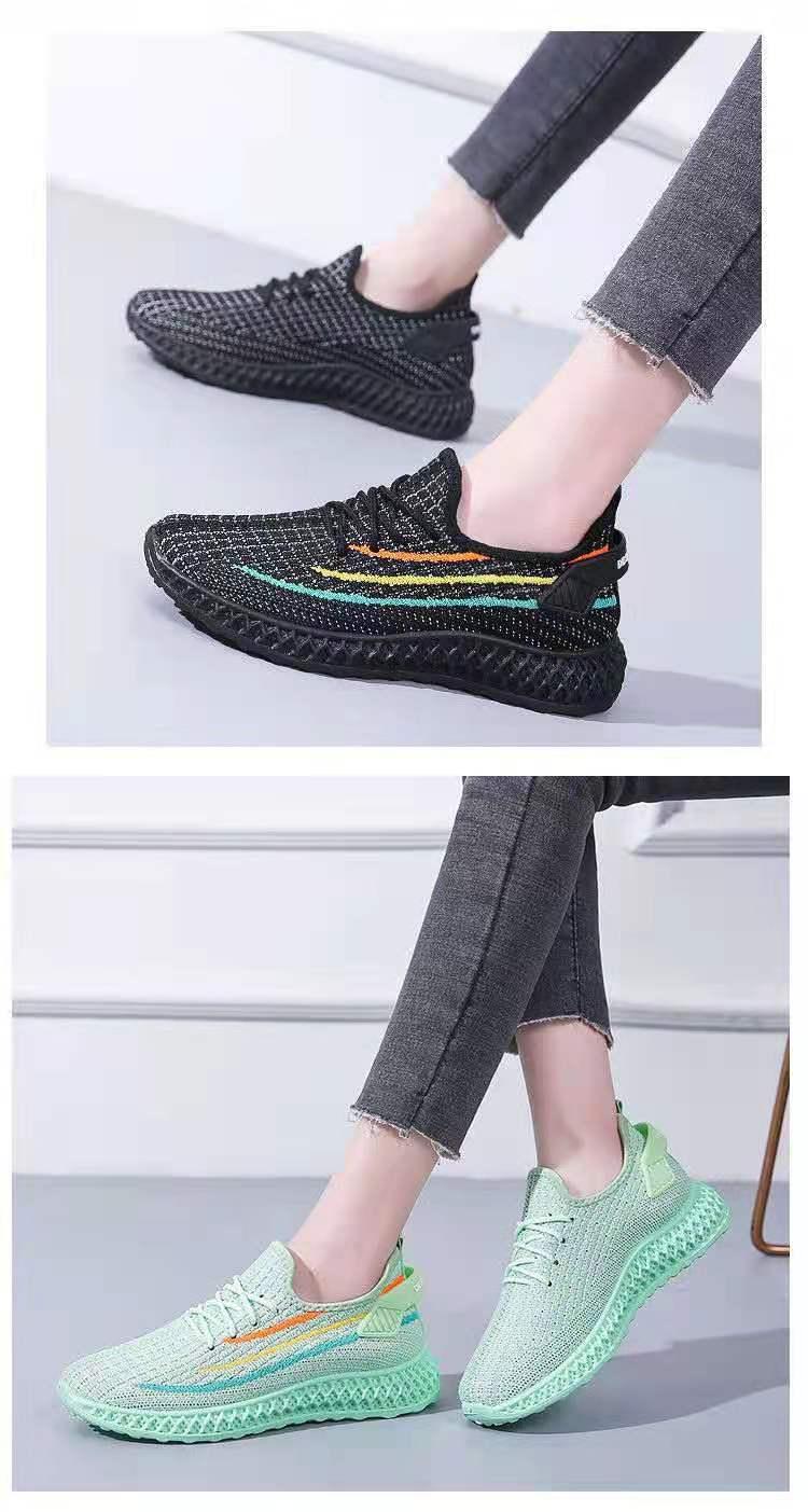 Women's Breathable Mesh Slip-On Walking Sneakers Lightweight Shoes