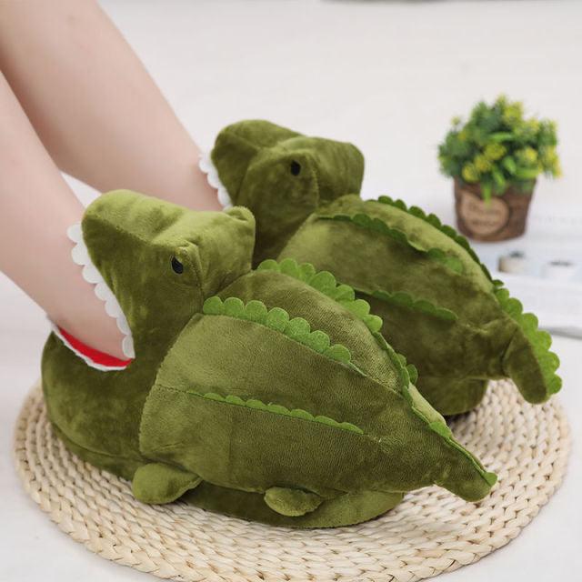 Cute Shark Slippers for Women & Girls - Plush Warm Home Footwear
