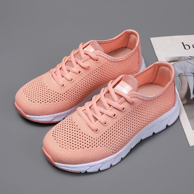 Women's Lightweight Mesh Sneakers - Breathable Non-Slip Walking Shoes