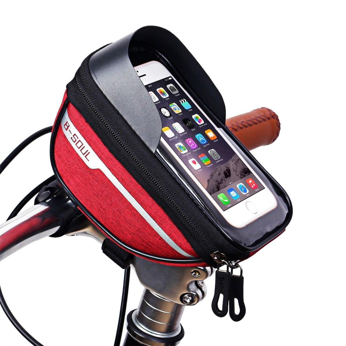 Waterproof Bike Top Tube Smartphone Bag and Cycling Storage Pouch