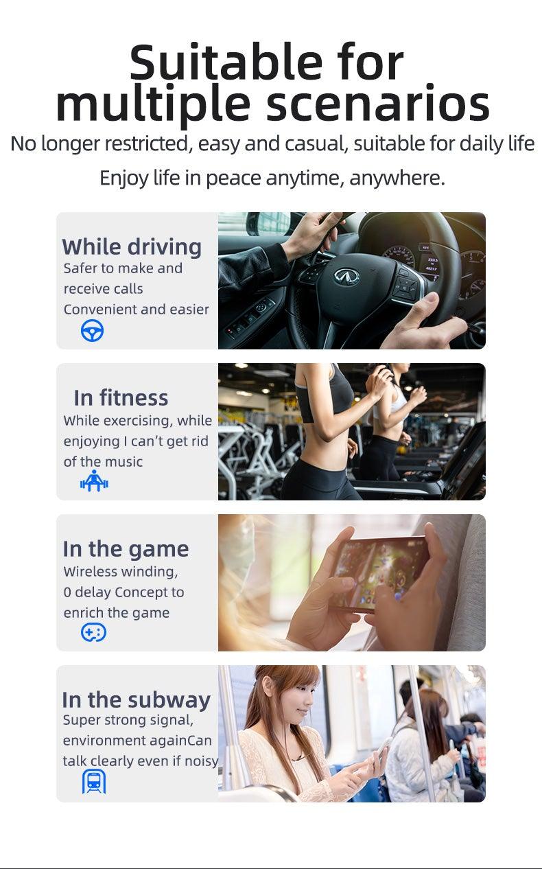 Elegant Bluetooth 5.0 Wireless Over-Ear Business Headset