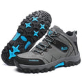 Mens Waterproof Leather Winter Snow Boots Outdoor Hiking Shoes