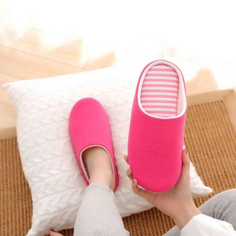 Plush Cat Animal Indoor House Slippers with Memory Foam Comfort