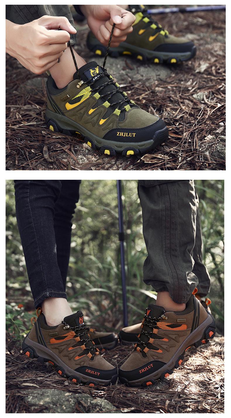 Unisex Waterproof Hiking Shoes – Non-Slip Outdoor Mountain Boots
