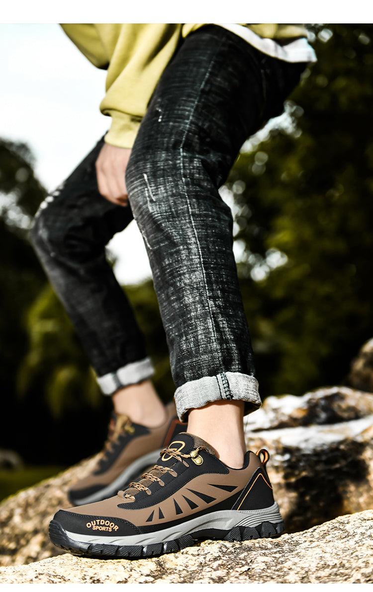 Men's Waterproof Hiking Boots Non-Slip Outdoor Walking Shoes
