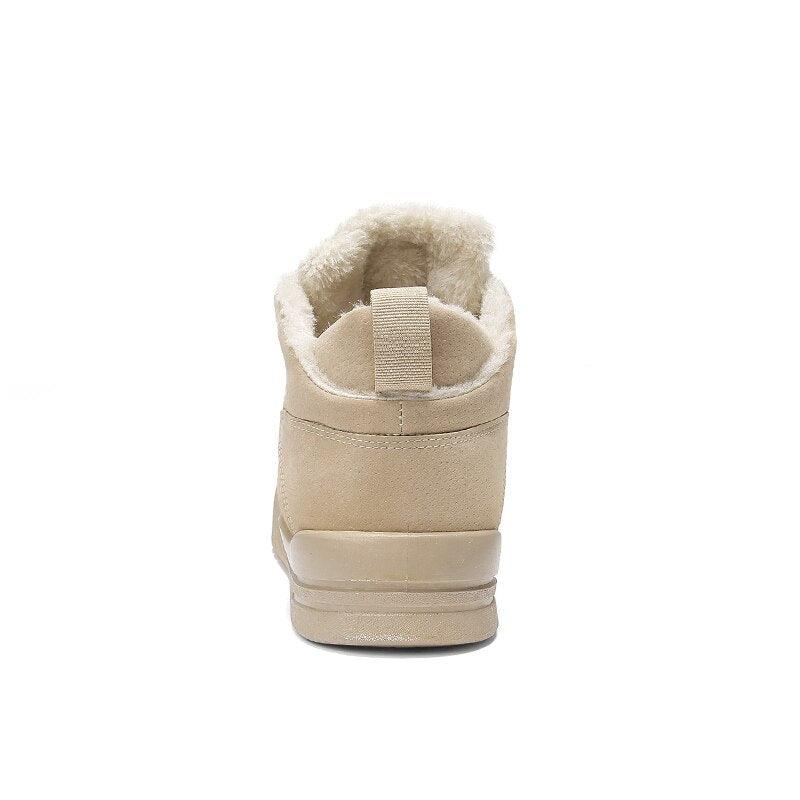 Men's Water-Resistant Plush Lined Snow Boots - Casual Utility Style