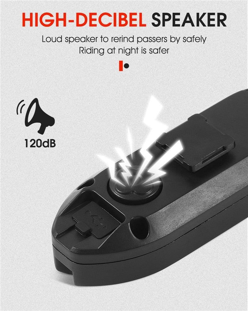 Wireless Remote Control LED Bike Turn Signal Taillight