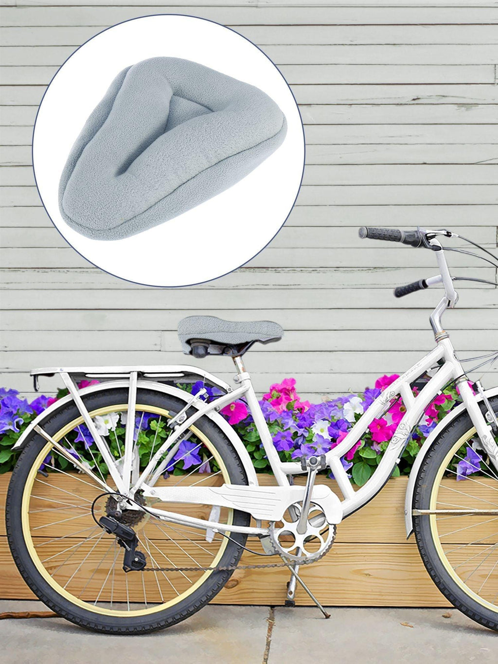 Universal Soft Bike Seat Cover for Indoor Cycling and Mountain Bikes