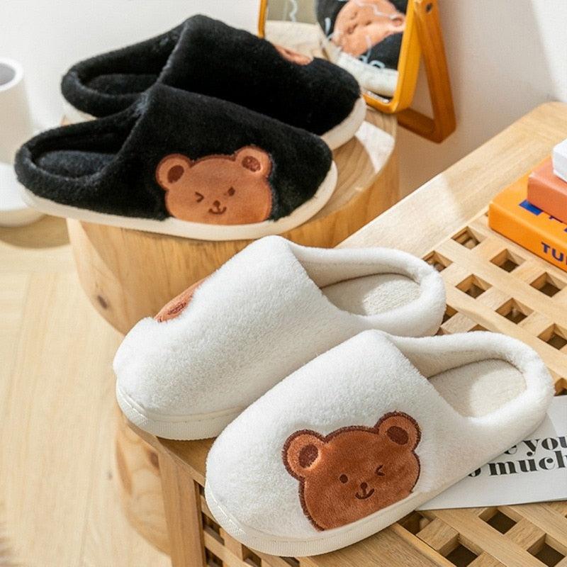 Plush Memory Foam Winter House Slippers for Indoor Home Comfort