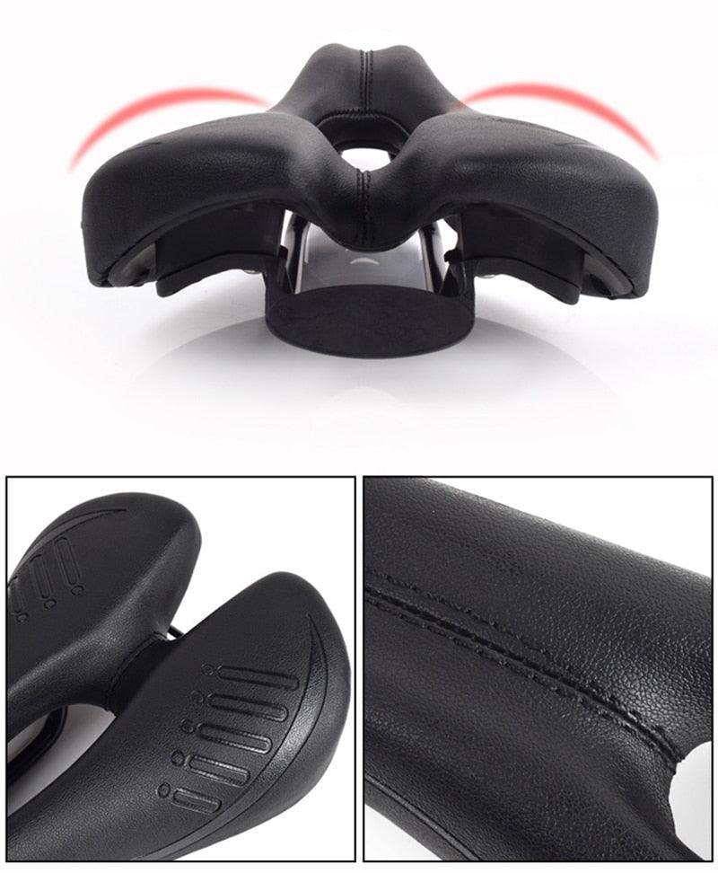 Breathable Mountain Bike Seat with Shock Absorbing Gel Padding
