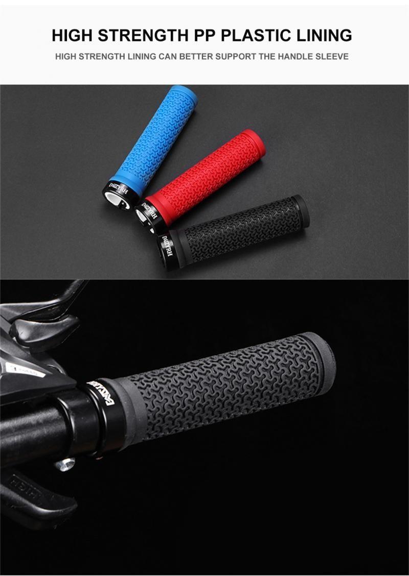 Ergonomic Anti-Slip Mountain Bike Handlebar Grips with Lock-On