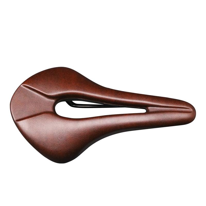 Ergonomic Hollow Bike Saddle with Memory Foam for Road & Mountain