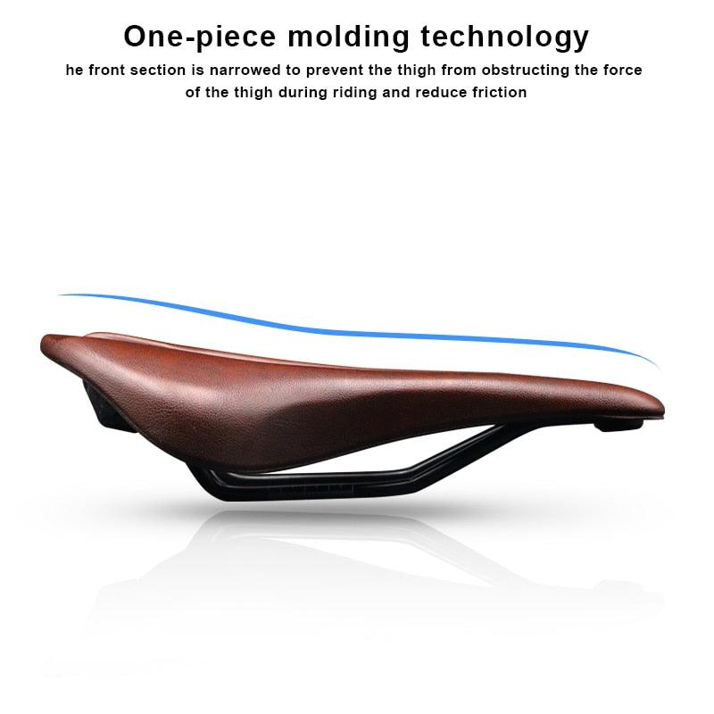 Ergonomic Hollow Bike Saddle with Memory Foam for Road & Mountain