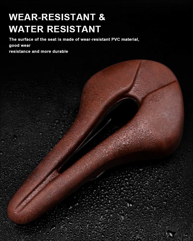 Ergonomic Hollow Bike Saddle with Memory Foam for Road & Mountain