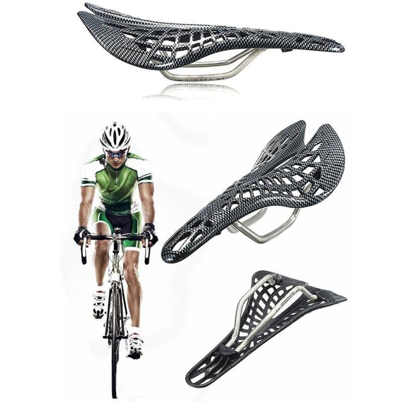 Lightweight Hollow Spider Web Bike Saddle – Breathable Seat Pad