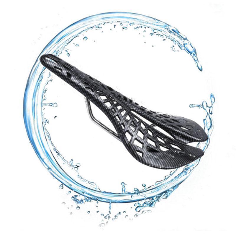Lightweight Hollow Spider Web Bike Saddle – Breathable Seat Pad