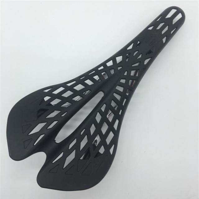 Lightweight Hollow Spider Web Bike Saddle – Breathable Seat Pad