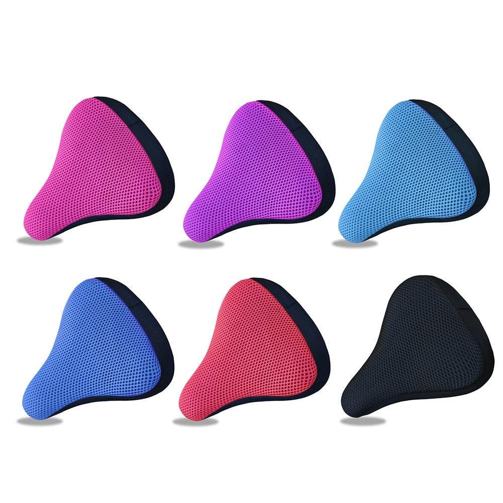 3D Soft Breathable Bike Saddle Cover for Indoor and Outdoor Bikes