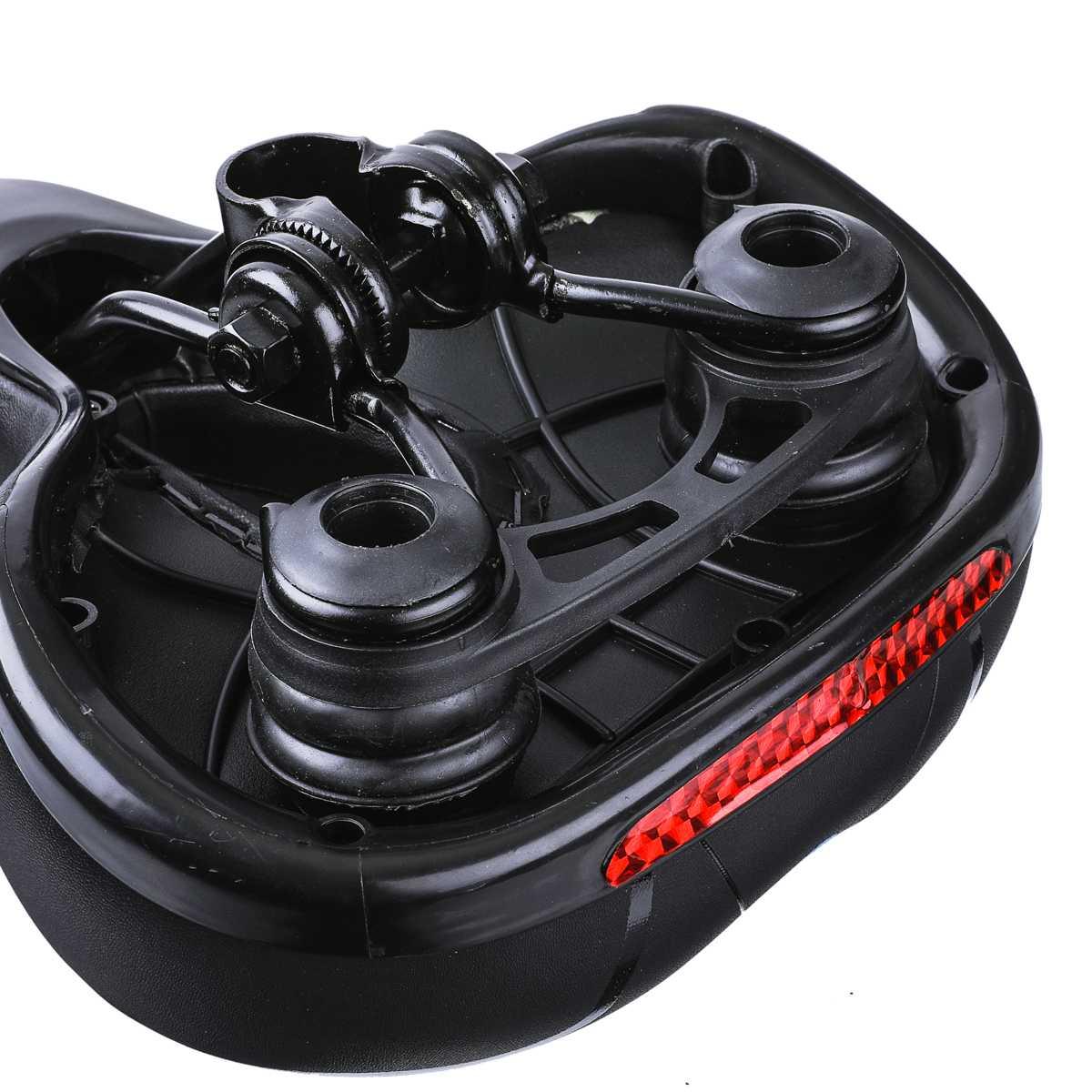 Unisex Memory Foam Bike Seat Cushion with Dual Shock Absorbing Balls