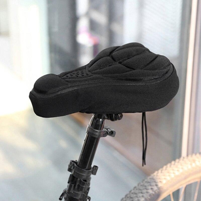 Ergonomic 3D Breathable Bike Saddle Cover with Reflective Strips