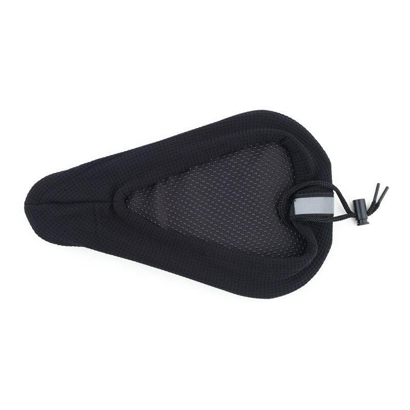 Ergonomic 3D Breathable Bike Saddle Cover with Reflective Strips