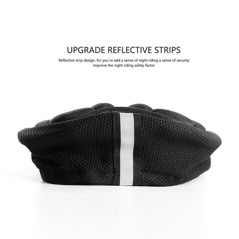 Ergonomic 3D Breathable Bike Saddle Cover with Reflective Strips