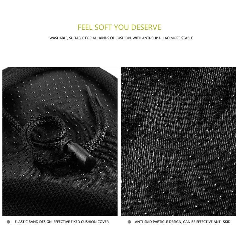 Ergonomic 3D Breathable Bike Saddle Cover with Reflective Strips