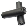 Ergonomic PU Leather Bicycle Handle Grips - Anti-Slip Bike Grips