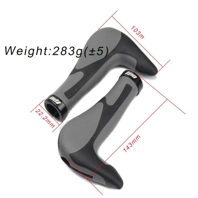 Ergonomic Silicone Mountain Bike Grips with Lock Ring