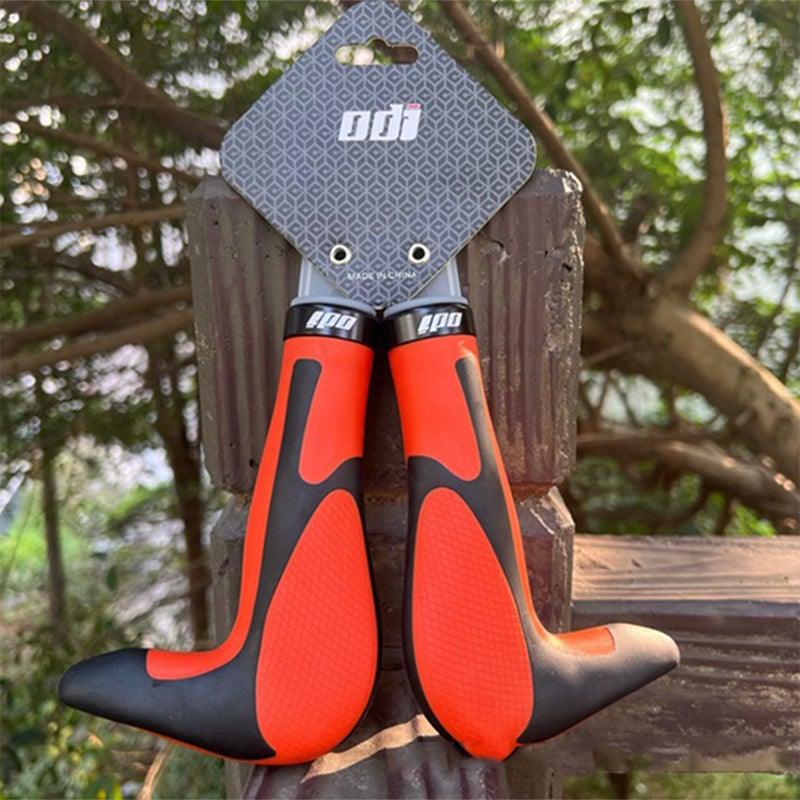 Ergonomic Silicone Mountain Bike Grips with Lock Ring