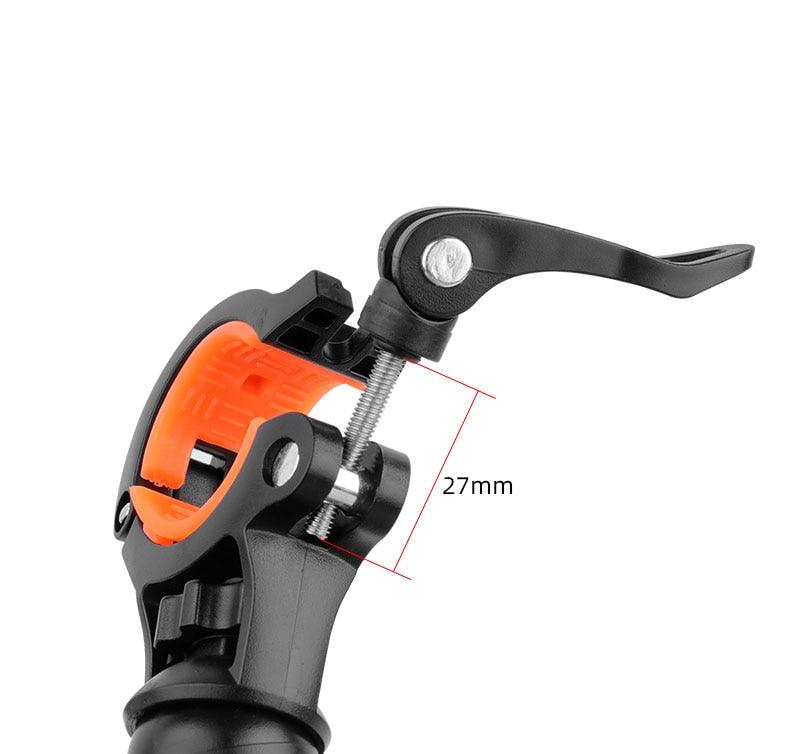 360-Degree Rotatable Universal Bicycle Light Mount Flashlight Holder