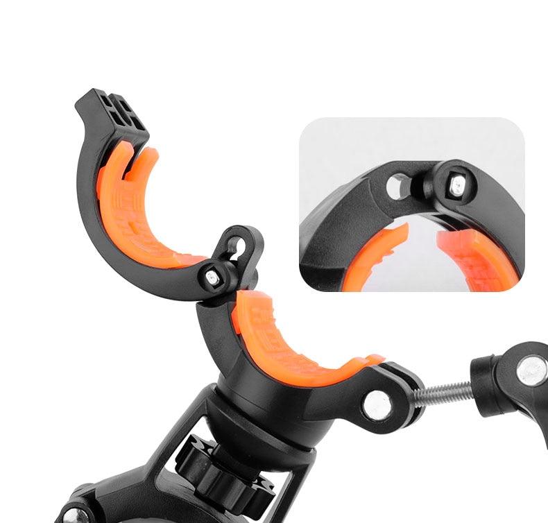 360-Degree Rotatable Universal Bicycle Light Mount Flashlight Holder