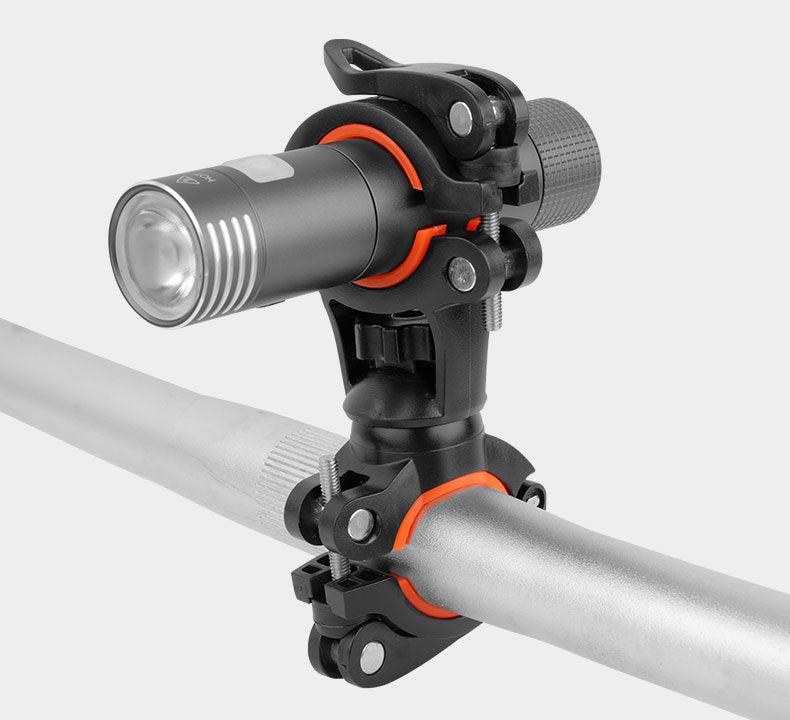 360-Degree Rotatable Universal Bicycle Light Mount Flashlight Holder