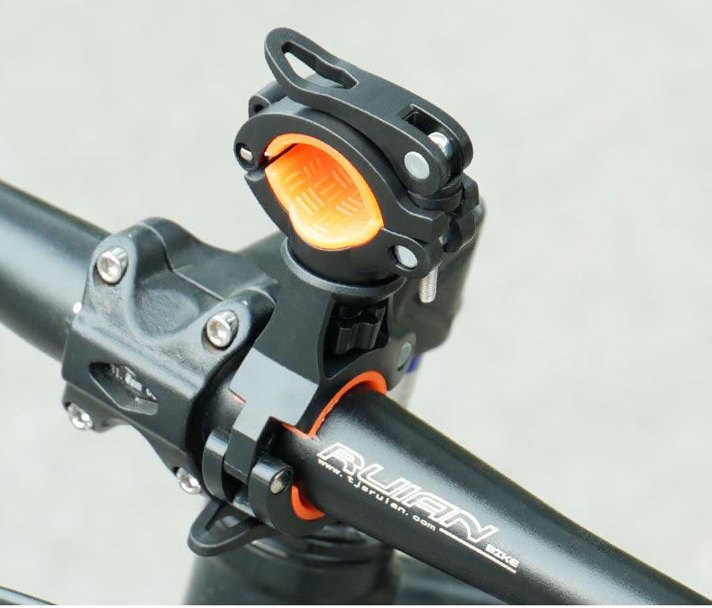 360-Degree Rotatable Universal Bicycle Light Mount Flashlight Holder