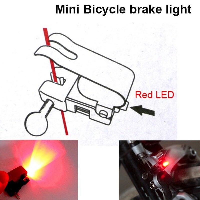 V-Shaped LED Bicycle Brake Light - Ultra-Bright Safety Tail Light