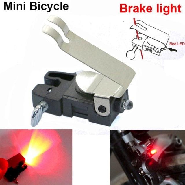 V-Shaped LED Bicycle Brake Light - Ultra-Bright Safety Tail Light