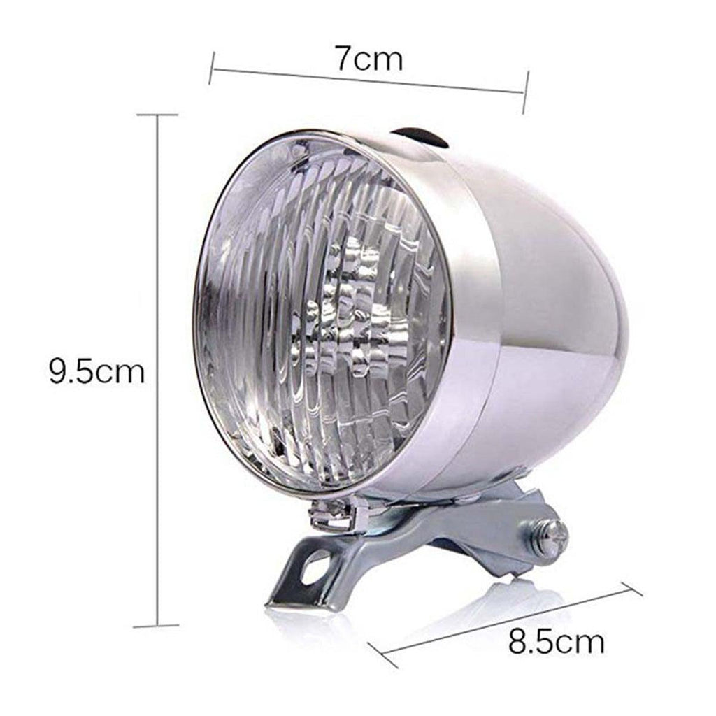 Vintage Style Bicycle Headlight - Classic Retro Bike Lamp