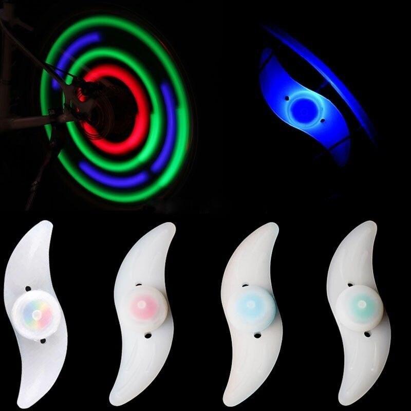 LED Bike Spoke Lights - Multi-Color Waterproof Wheel Flash Modes