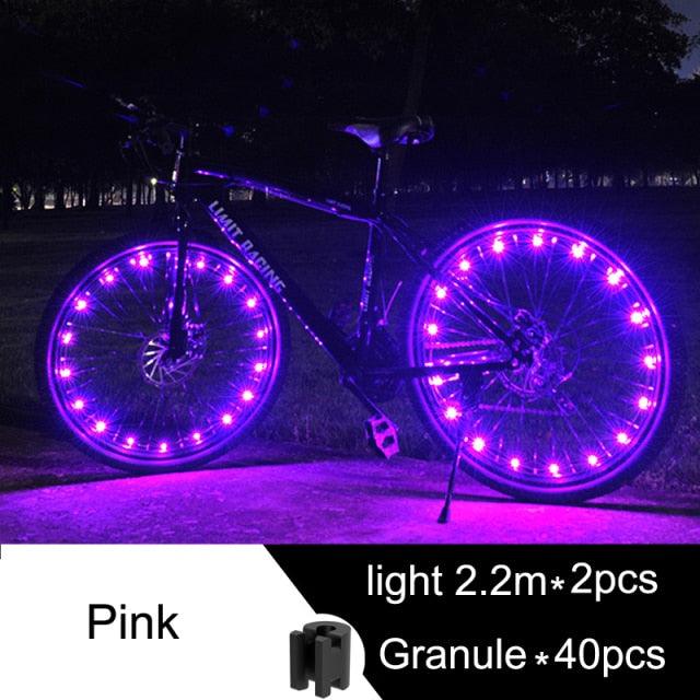 Waterproof LED Bike Wheel Light Strip for Night Riding Safety